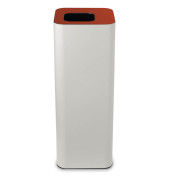 Pure Mülleimer 60,0 l weiß, rot 392019 + 392010