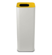 Pure Mülleimer 60,0 l weiß, gelb 392019 + 392008