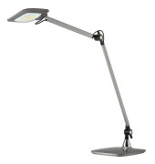 Schreibtischlampe E-Motion H5010688, LED, dimmbar, mit Standfuß, silber