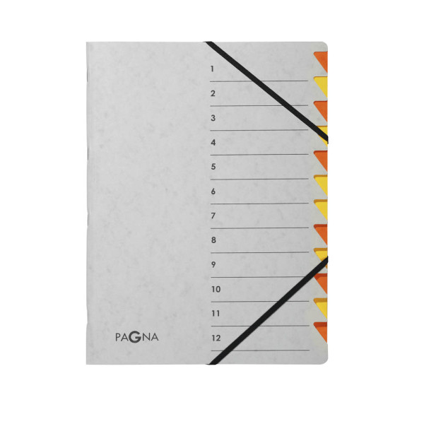 4013951014558 - Ordnungsmappe Easy Grey 12 Fächer grau 44312-12 4013951014558 44312-12