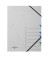 Ordnungsmappe Easy Grey 44307-02, 1-7, grau/blau, Din A4, 7 F&auml;cher