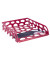 Briefablage Voronoi 0-555-13 unzerbrechlich A4 / C4 rot Kunststoff staplebar