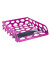 Briefablage Voronoi 0-555-11 unzerbrechlich A4 / C4 pink Kunststoff staplebar