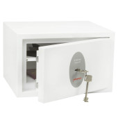 Tresor SS1181K Fortress 7 l 15kg signalweiß mit Doppelbartschloss Stahl