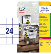 Folienetiketten L4718-20, wei&szlig;, 70x37mm (BxH), rechteckig