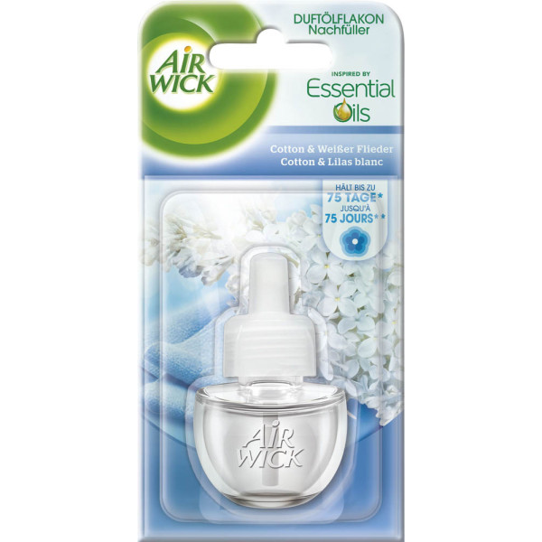 AirWick Lufterfrischer Duftstecker Cotton & Weißer Flieder