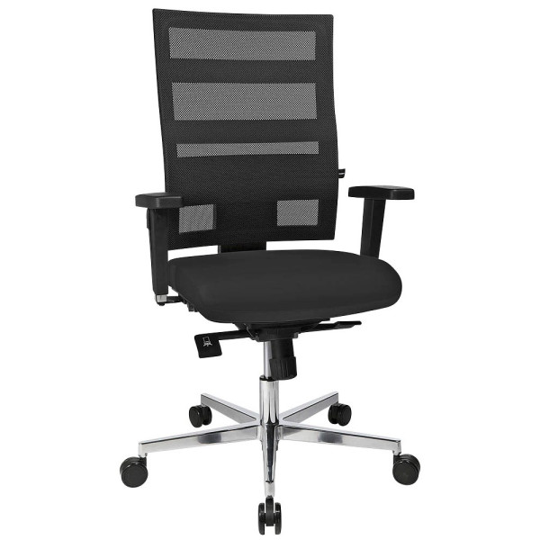 4014296528861 - Bürostuhl Sitness X-Pander Plus schwarz silber mit Armlehnen bis 110kg 4014296528861 Topstar 4014296528861 - Bürostuhl Sitness X-Pander Plus schwarz silber mit Armlehnen bis 110kg 4014296528861 Topstar