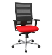 Bürodrehstuhl Sitness X-Pander Plus mit Armlehnen rot SI959WGT310