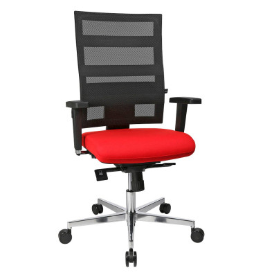 Bürodrehstuhl Sitness X-Pander Plus mit Armlehnen rot SI959WGT310