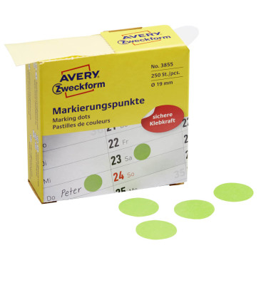 Klebepunkte 3855 grün 3855