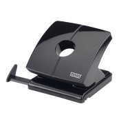 Bürolocher B 230 025-0614, schwarz, bis 3mm 30 Blatt, mit Anschlagschiene