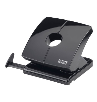 Bürolocher B 230 025-0614, schwarz, bis 3mm 30 Blatt, mit Anschlagschiene