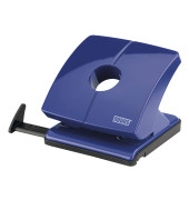 Bürolocher B 230 025-0616, blau, bis 3mm 30 Blatt, mit Anschlagschiene