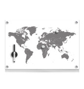 Glas-Magnetboard 11673, 60x40cm, mit Karte, Karte