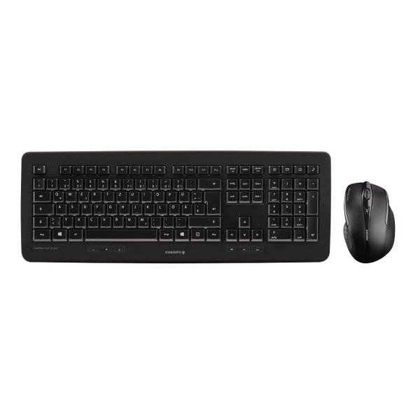 4025112087516 - Tastatur-Maus-Set DW 5100 JD-0520DE-2 kabellos (USB-Funk) Sondertasten schwarz 4025112087516 Cherry