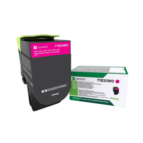 0734646641890 - Original Toner magenta 2300 Seiten (71B20M0) für CS317dn CS417dn CS517de CX317dn CX417de CX517de