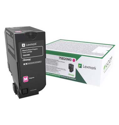 Toner 75B20M0, magenta, ca. 10000 Seiten