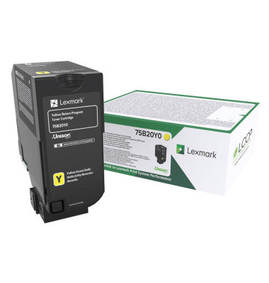 Toner 75B20Y0, gelb, ca. 10000 Seiten