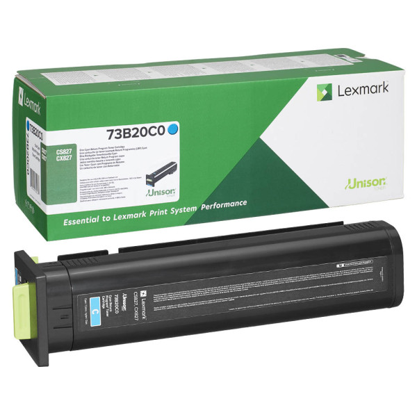 0734646645935 - 73B20C0 cs cx 827 Rückgabe-Toner Cyan für ca 15000 Seiten (73B20C0) - Lexmark