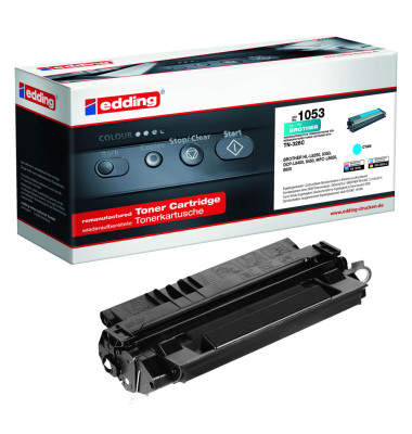 Toner EDD-1053 18-1053 (kompatibel zu brother TN-326C), cyan, ca. 3500 Seiten