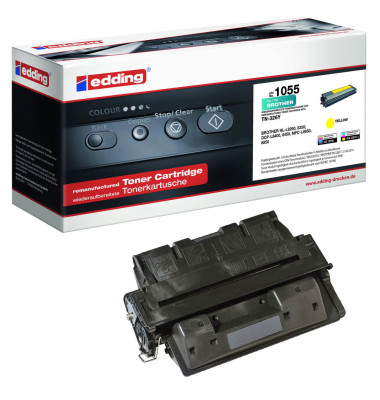 Toner EDD-1055 18-1055 (kompatibel zu brother TN-326Y), gelb, ca. 3500 Seiten