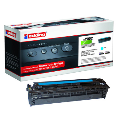 Toner 18-2002 cyan ca 1400 Seiten kompatibel zu CB541A 125A