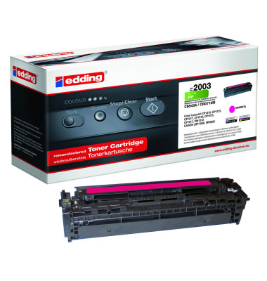 Toner 18-2003 magenta ca 1400 Seiten kompatibel zu CB543A 125A