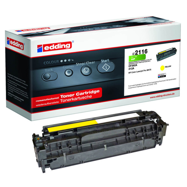 4004764982844 - Toner kein Originalzubehör Kompatibel mit HP 312A EDD-2116 ca 2700 Seiten gelb