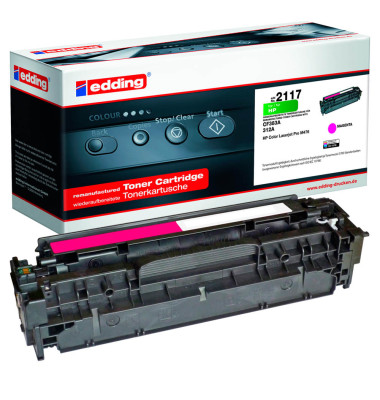 Toner EDD-2117 18-2117 (kompatibel zu HP 312A), magenta, ca. 2700 Seiten