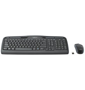 Tastatur-Maus-Set Wireless Combo MK330 920-008533, kabellos (USB-Funk), Sondertasten, Unifying-Empfänger, schwarz