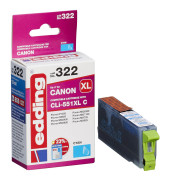 Druckerpatrone 18-322 kompatibel zu Canon CLI-551 XL C cyan