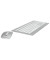 Tastatur-Maus-Set DW 8000 JD-0310DE, kabellos (USB-Funk), Sondertasten, silber, weiß