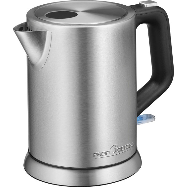 4006160011067 - Wasserkocher PC-WKS 1106 - kettle - stainless steel black - Rostfreier Stahl Schwarz - 2200 W