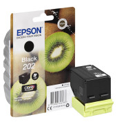 Druckerpatrone 202/T02E14 C13T02E14010 (kompatibel zu Epson 202), schwarz, ca. 250 Seiten