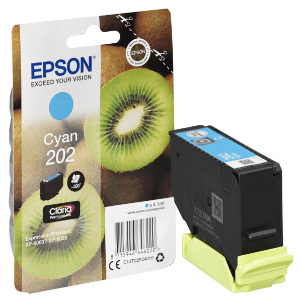 8715946646220 - Liderpapel - Epson C13T02F24010 Druckerpatrone 202 Cyan ca 300 Seiten (C13T02F24010)