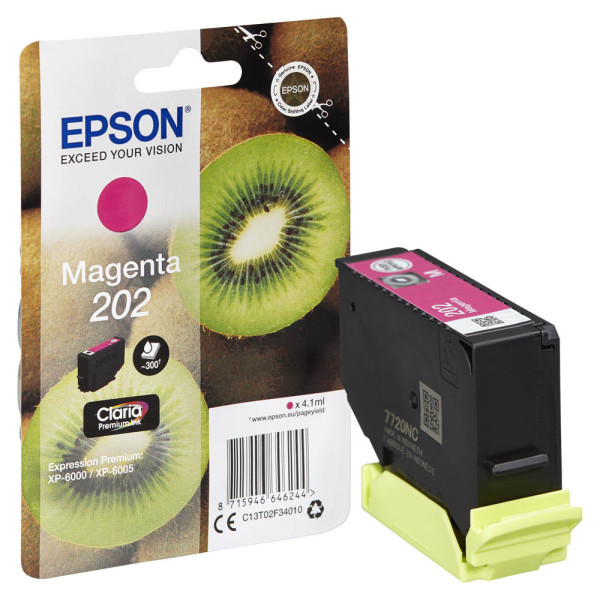 8715946646244 - Liderpapel - Epson C13T02F34010 Druckerpatrone 202 Magenta ca 300 Seiten (C13T02F34010)
