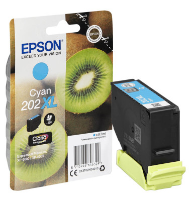 202 XL cyan Tintenpatrone C13T02H24010