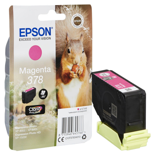 8715946645766 - Druckerpatrone 378 T37834 C13T37834010 (378) magenta ca 360 Seiten 8715946645766 Epson
