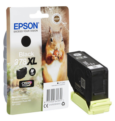 Druckerpatrone 378XL/T37914 C13T37914010 (kompatibel zu Epson 378XL), schwarz, ca. 500 Seiten