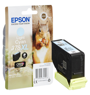 Druckerpatrone 378XL/T37954 C13T37954010 (378XL), fotocyan, ca. 830 Seiten