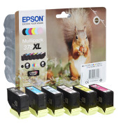 Druckerpatrone 378XL (C13T37984010), Multipack, schwarz, cyan, magenta, gelb, fotocyan, fotomagenta