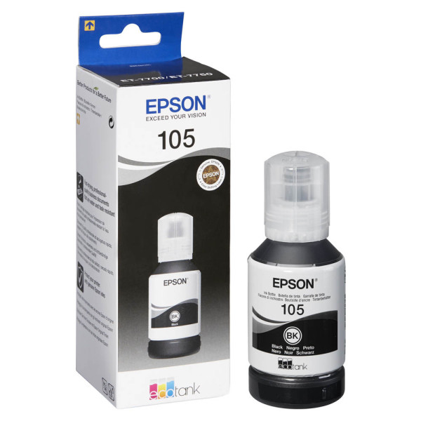 8715946643090 - Druckerpatrone 105 T00Q140 C13T00Q140 (105) schwarz ca 8000 Seiten 8715946643090 Epson