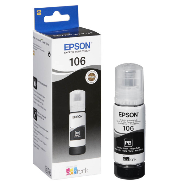 8715946643304 - Druckerpatrone 106 T00R14 C13T00R140 (106) fotoschwarz ca 5000 Seiten 8715946643304 Epson