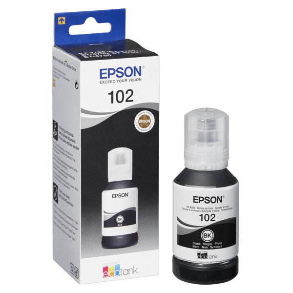 8715946643342 - C13T03R140 Original Tintenbehälter 102 Schwarz EcoTank 127ml (C13T03R140) - Epson