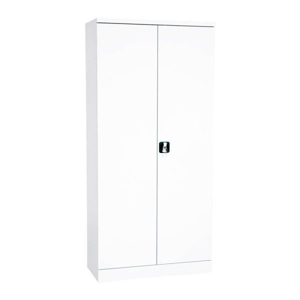 4260090172476 - Aktenschrank FLC19 N 9016 9016 Stahl abschließbar 5 OH 92 x 195 x 42 cm weiß 4260090172476 Gürkan