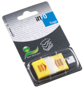 Haftmarker 7729-11, gelb/rot, SIGN HERE, Z-Notes, rechteckig