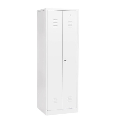 Putzmittelschrank 112296, abschlie&szlig;bar, verkehrswei&szlig;, 60x180x50cm (BxHxT)