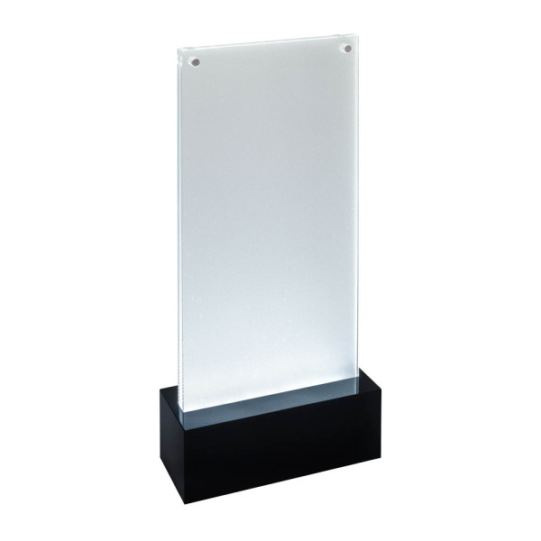 Sigel LED-Tischaufsteller luminous beleuchtb.batteriebetrieben DINlang