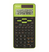 Schulrechner EL-531TG Solar-/Batterie LCD-Display grün/schwarz 1-zeilig 12-stellig