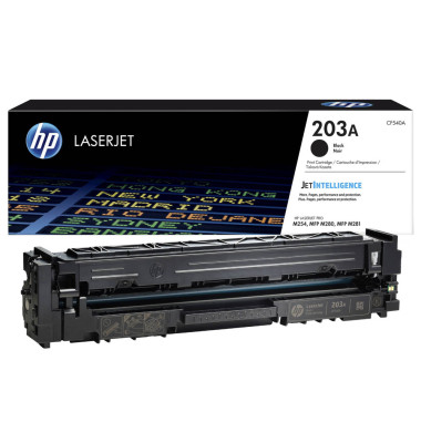 Toner CF540A (203A), schwarz, ca. 1400 Seiten